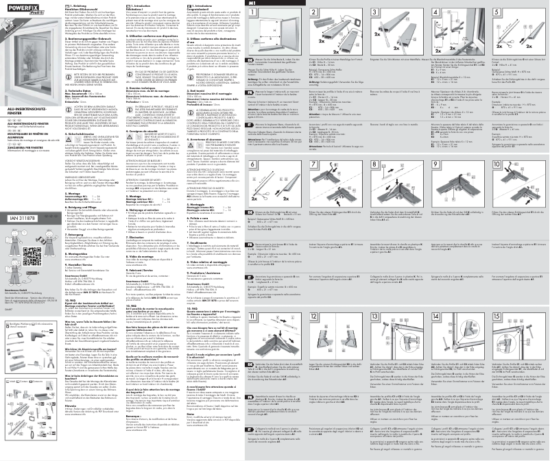 Page 1 de la notice Manuel utilisateur Powerfix IAN 311878