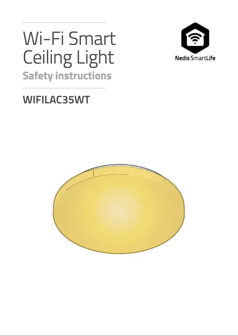 Page 1 de la notice Manuel utilisateur Nedis WIFILAC35WT