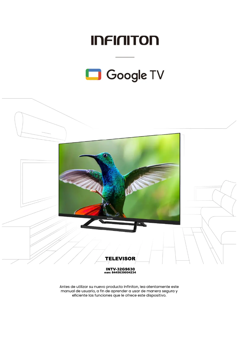 Image de la première page du manuel de l'appareil INTV-32GS630