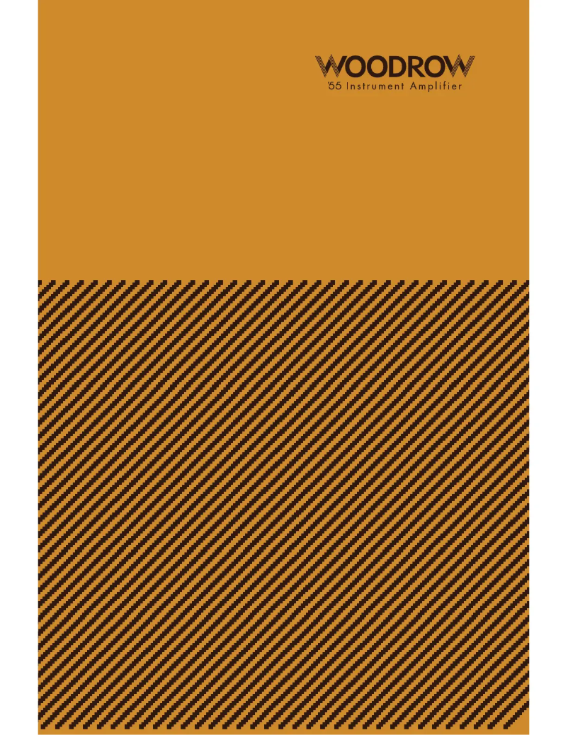 Page n°1 - Manuel utilisateur Universal Audio Woodrow '55