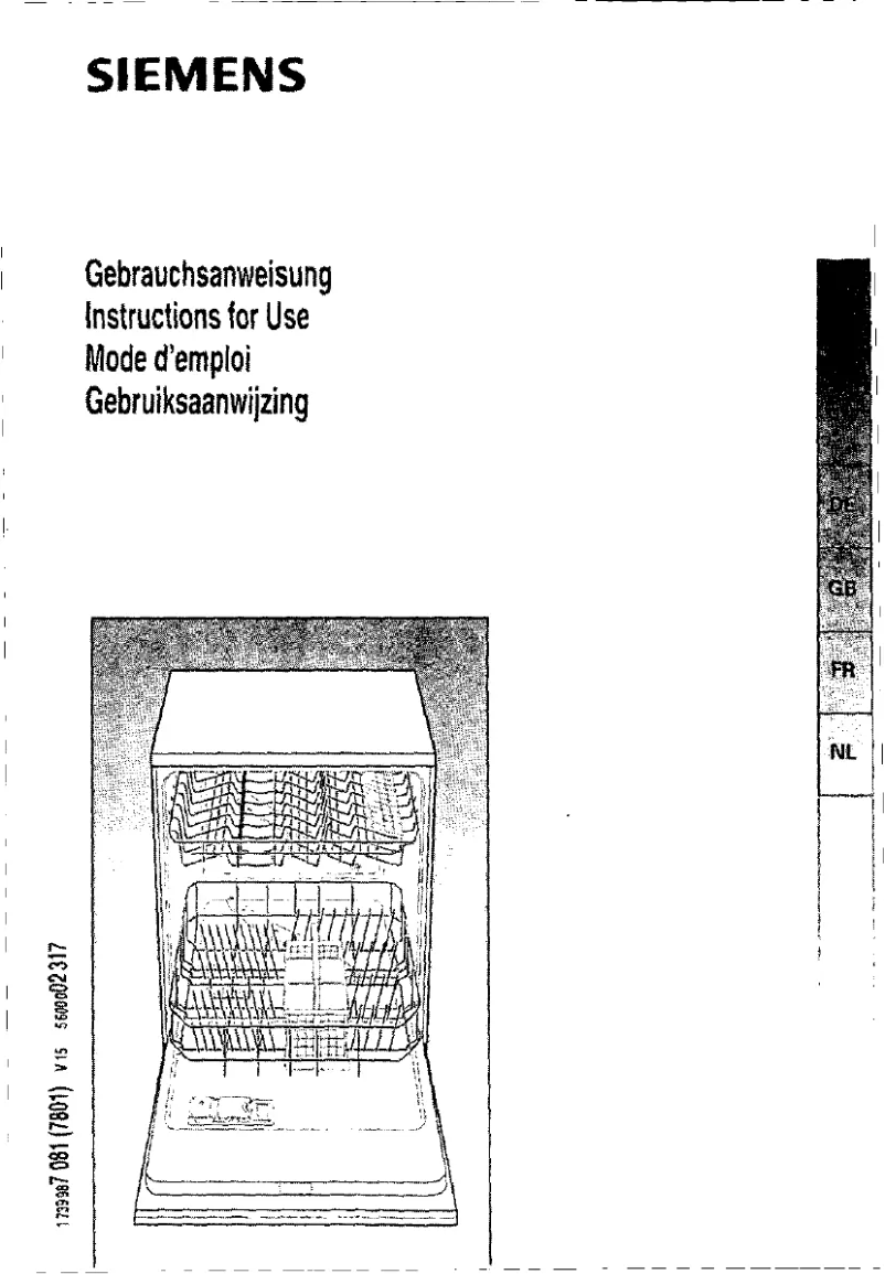 Page 1 de la notice Manuel utilisateur Siemens SE65560