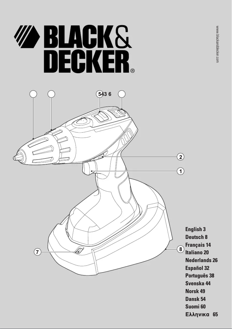 Page n°1 - Manuel utilisateur Black & Decker CP14LN