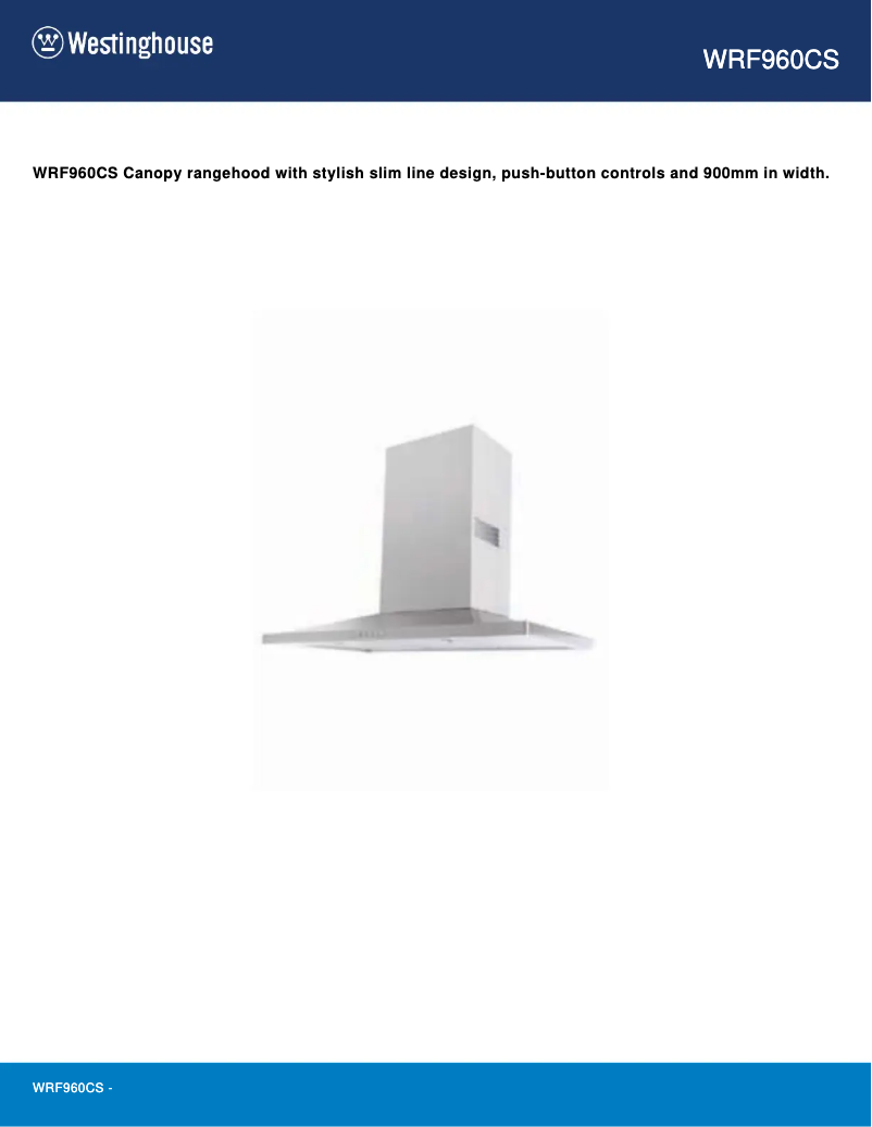 Image de la première page du manuel de l'appareil WRF960CS