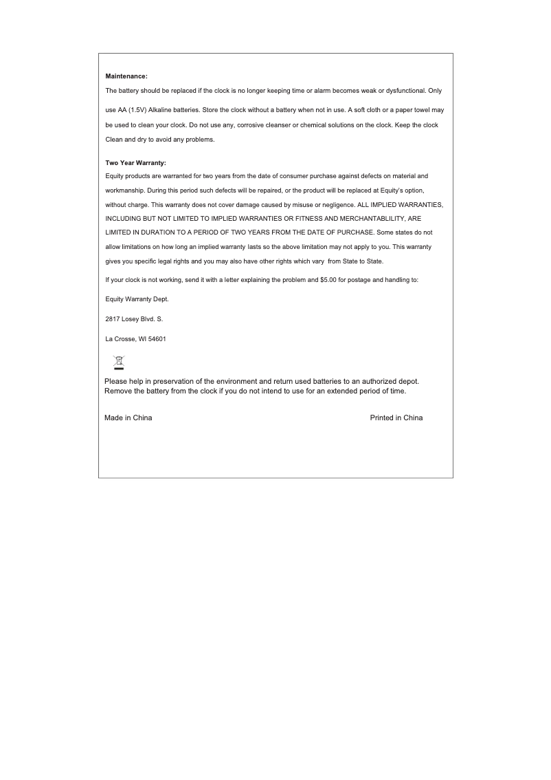 Page 1 de la notice Manuel utilisateur La Crosse Technology 21106AST