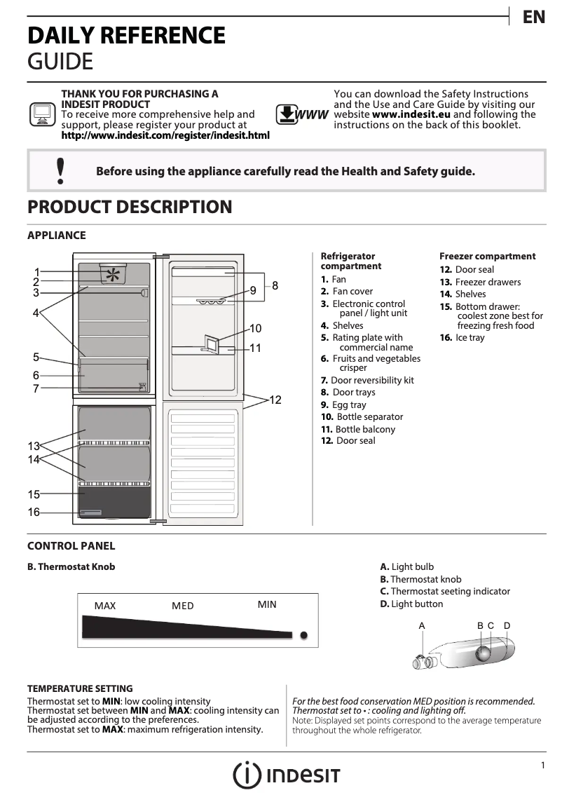 Image de la première page du manuel de l'appareil LR8 S1 F S