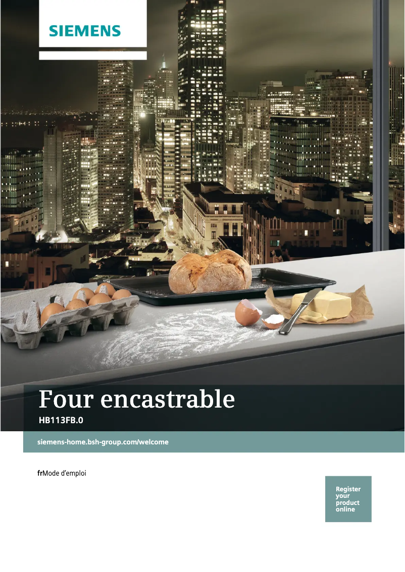Image de la première page du manuel de l'appareil HB113FBS0