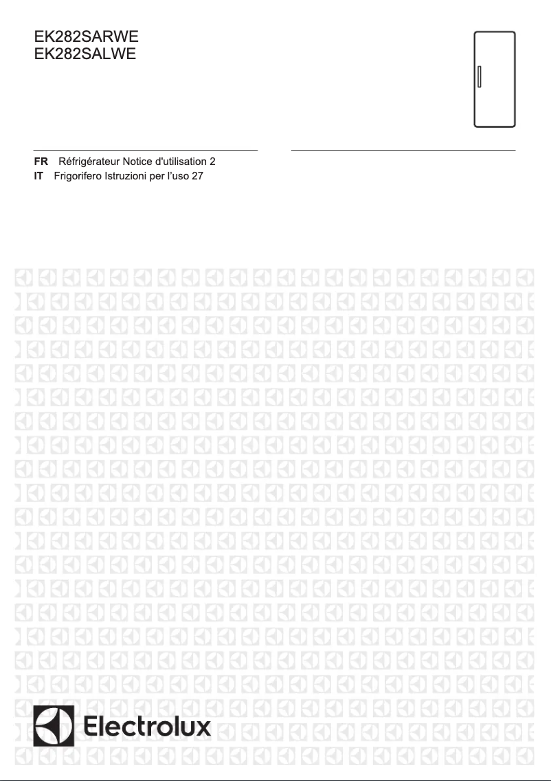 Image de la première page du manuel de l'appareil EK282SALWE