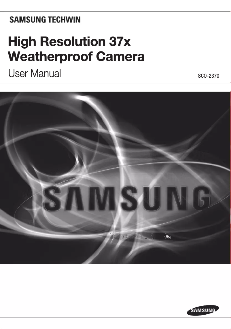 Page n°1 - Manuel utilisateur Hanwha SCO-2370