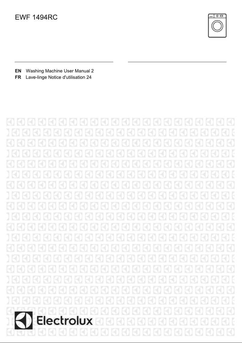 Página 1 del manual Manual de usuario Electrolux EWF1494RC