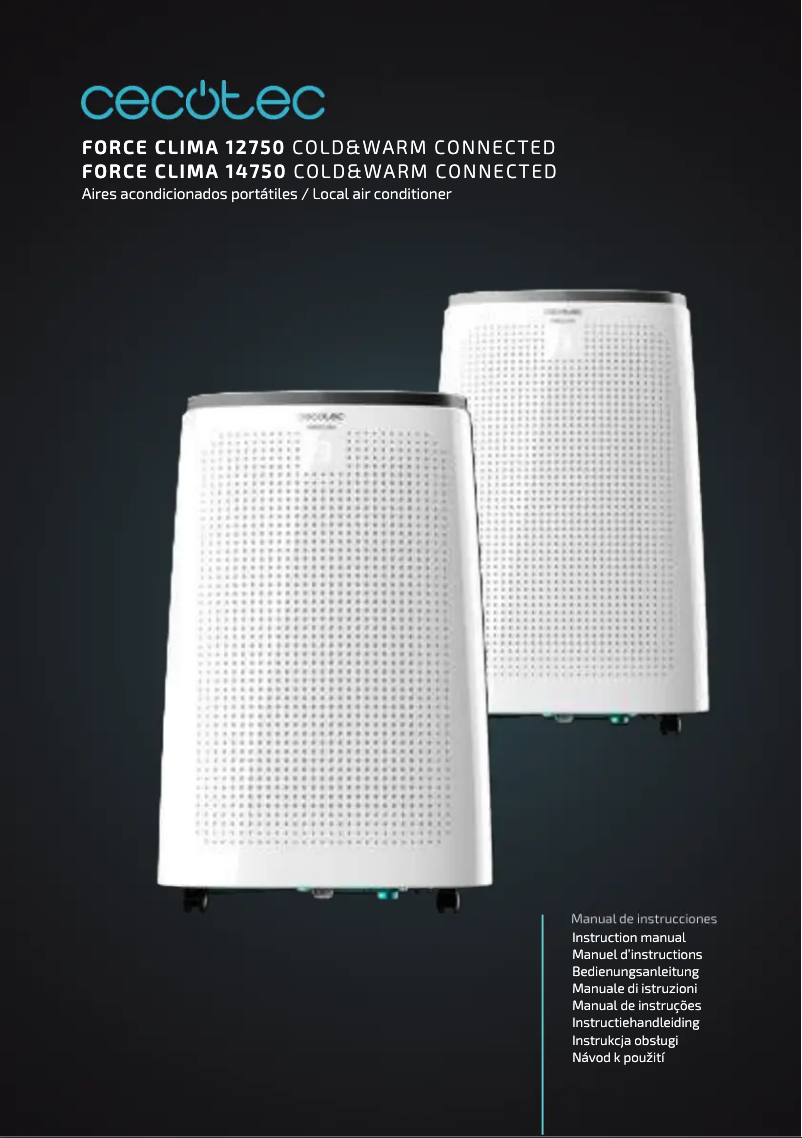 Page 1 de la notice Manuel utilisateur Cecotec Force Clima 12750