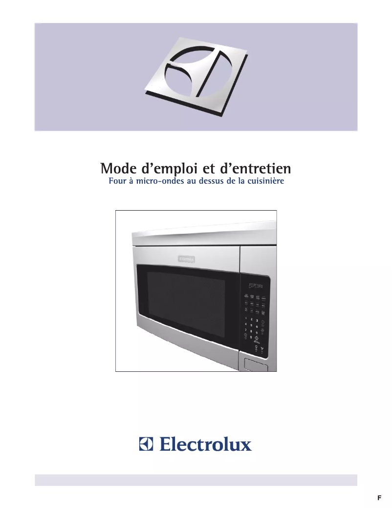 Image de la première page du manuel de l'appareil EI30MH55GW