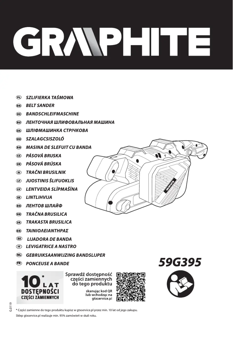 Image de la première page du manuel de l'appareil 59G395