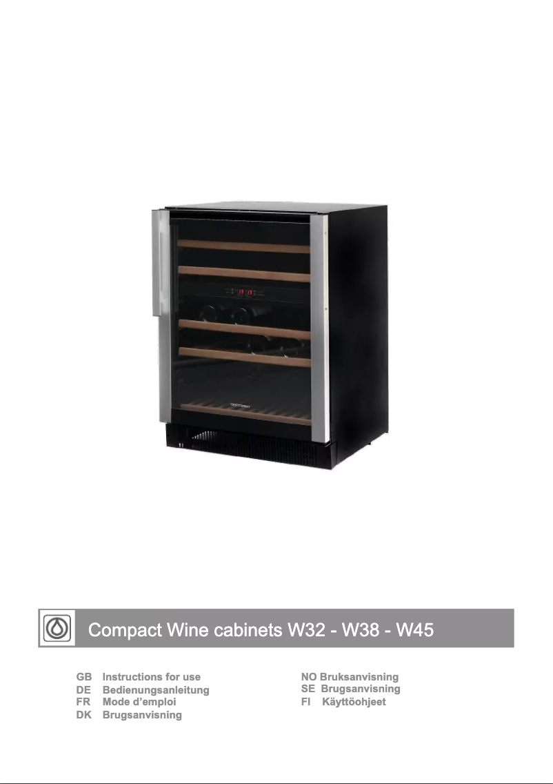 Page n°1 - Manuel utilisateur Vestfrost W 45