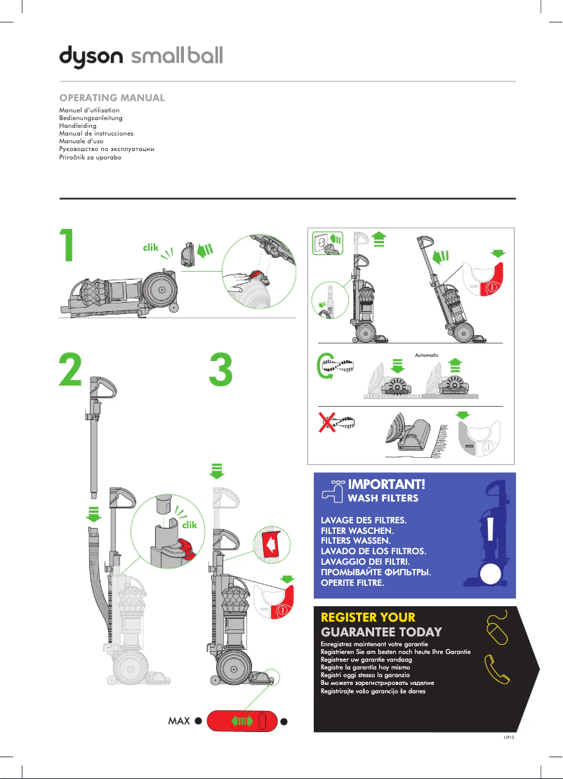 Page n°1 - Manuel utilisateur Dyson Small Ball