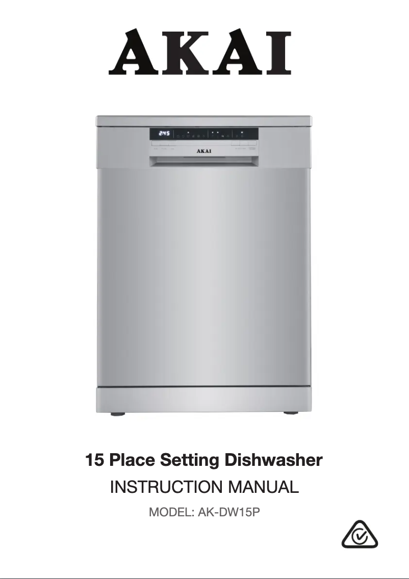 Page 1 de la notice Manuel utilisateur AKAI AK-DW15P