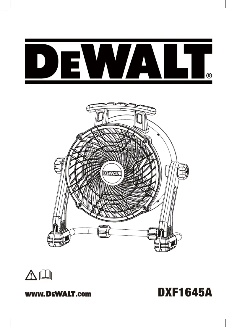 Page n°1 - Manuel utilisateur DeWalt DXF1645A
