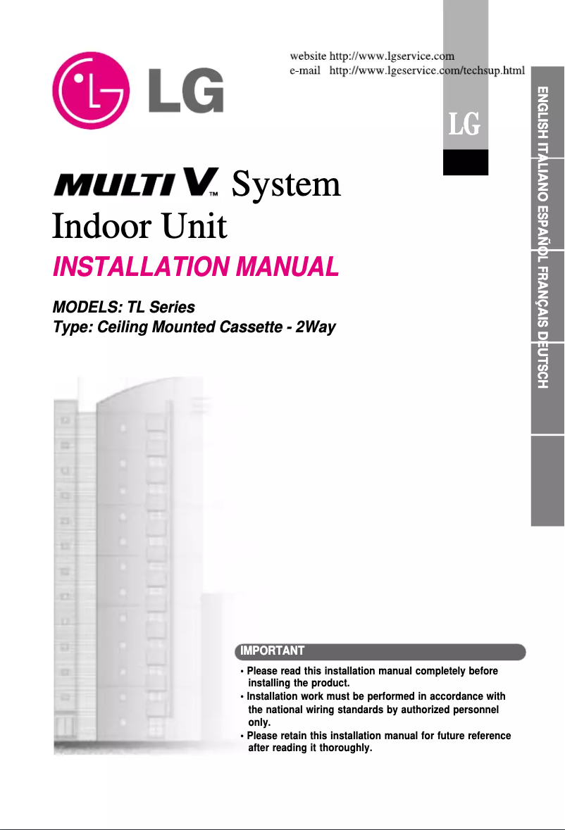 Page n°1 - Manuel utilisateur LG LRNU24GTLA0