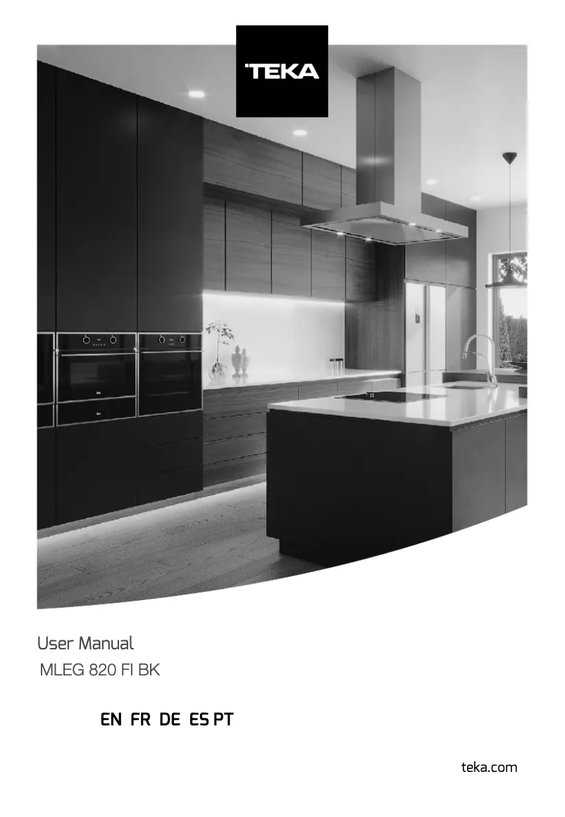 Page n°1 - Manuel utilisateur Teka MLEG 820 FI BK