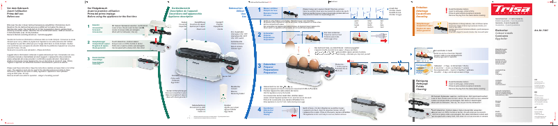 Page 1 de la notice Manuel utilisateur Trisa 7397-70