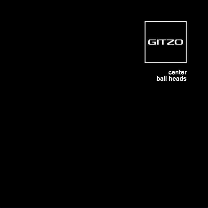 Page 1 de la notice Manuel utilisateur Gitzo Traveler Center Ball Head GH1382TQD
