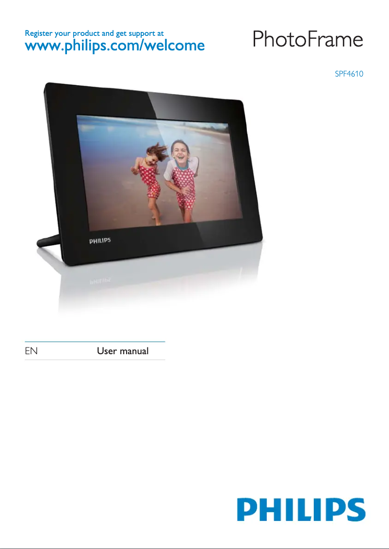 Imagen de la primera página del manual del dispositivo SPF4610