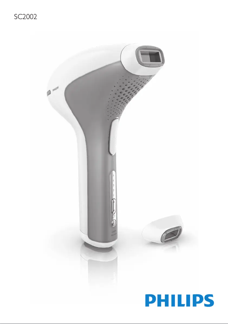 Page 1 de la notice Manuel utilisateur Philips Lumea Precision SC2002