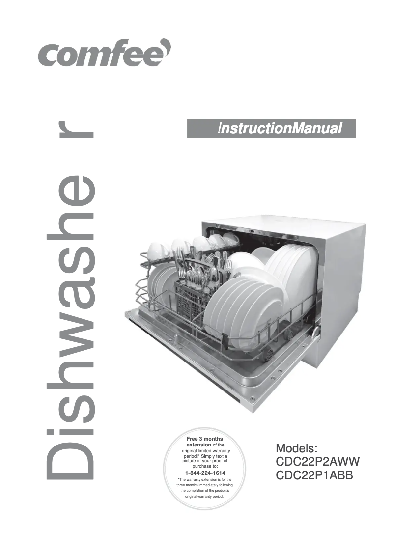 Page n°1 - Manuel utilisateur Comfee CDC22P1BWB
