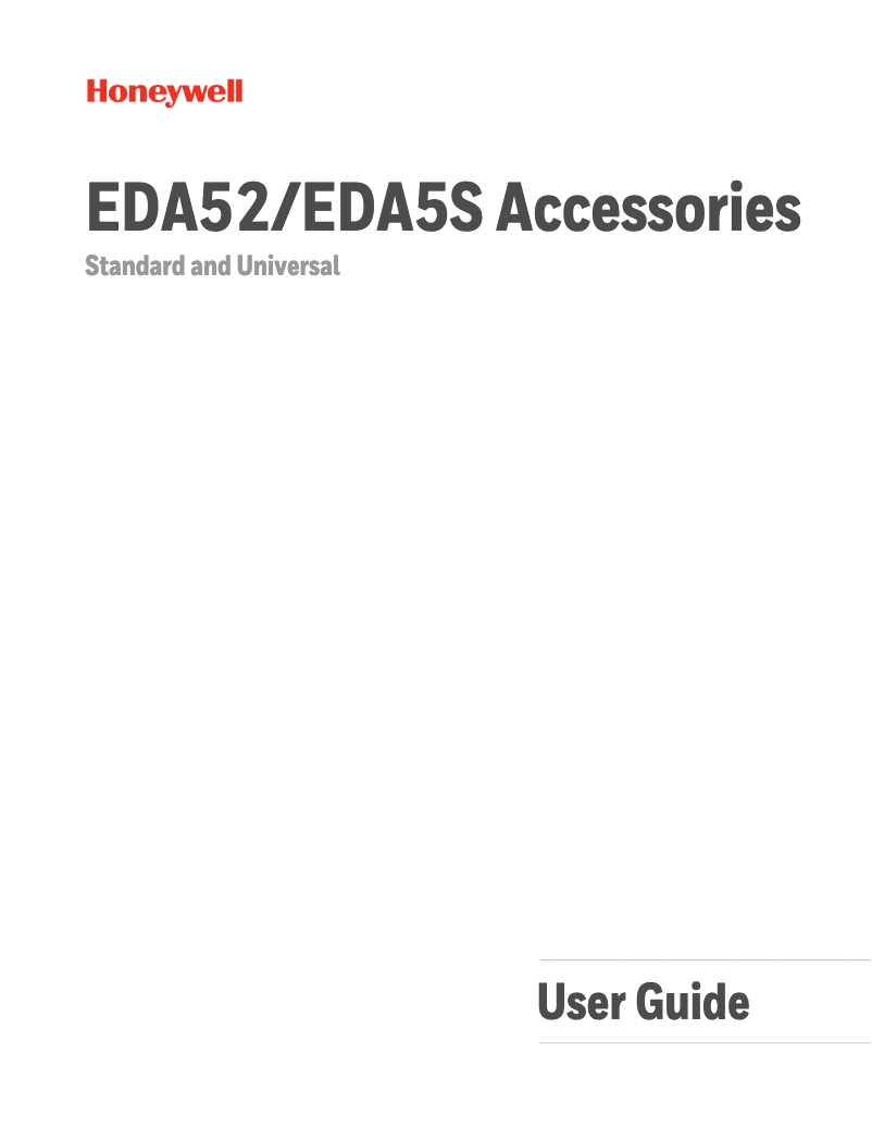 Image de la première page du manuel de l'appareil EDA52