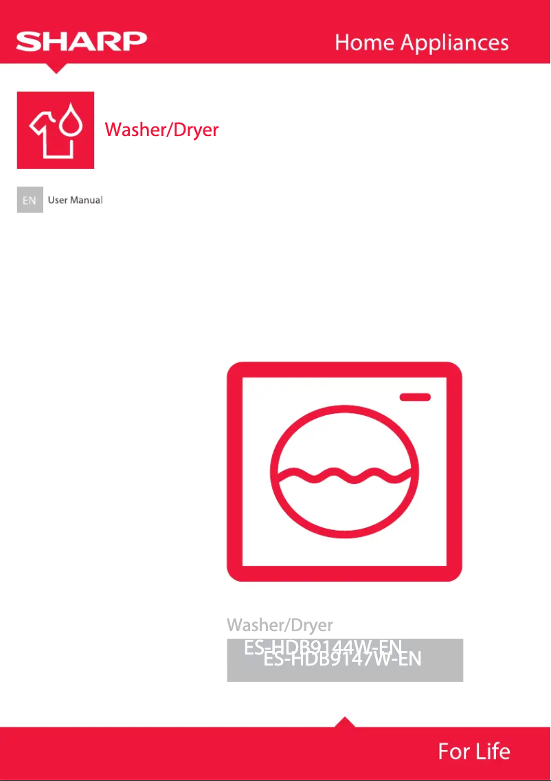 Page 1 de la notice Manuel utilisateur Sharp ES-HDB9147W0