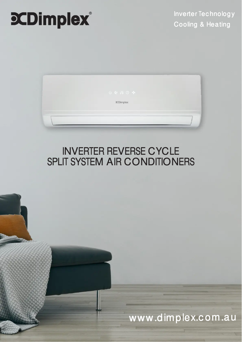 Page 1 de la notice Fiche technique Dimplex DCSS09