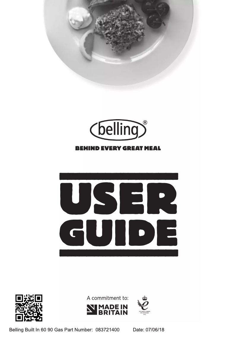 Page n°1 - Manuel utilisateur Belling BI602G