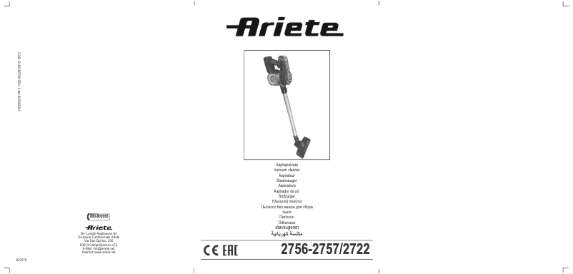 Image de la première page du manuel de l'appareil 22V Lithium 2757