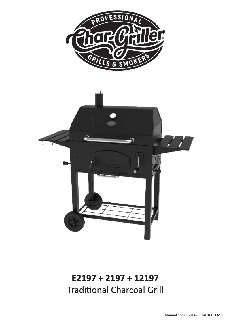 Página 1 del manual Manual de usuario Char-Griller E2197