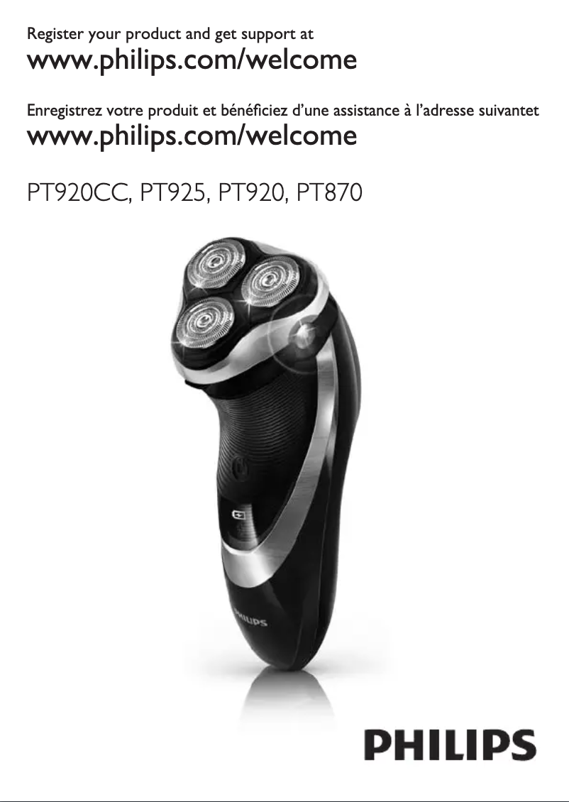 Page n°1 - Manuel utilisateur Philips PowerTouch PT874