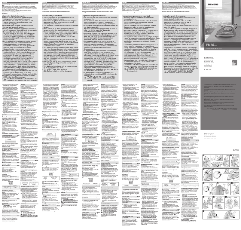 Image de la première page du manuel de l'appareil TB56240