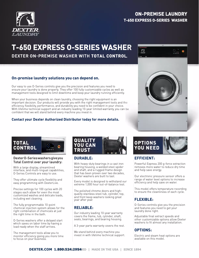 Image de la première page du manuel de l'appareil T-650 Express