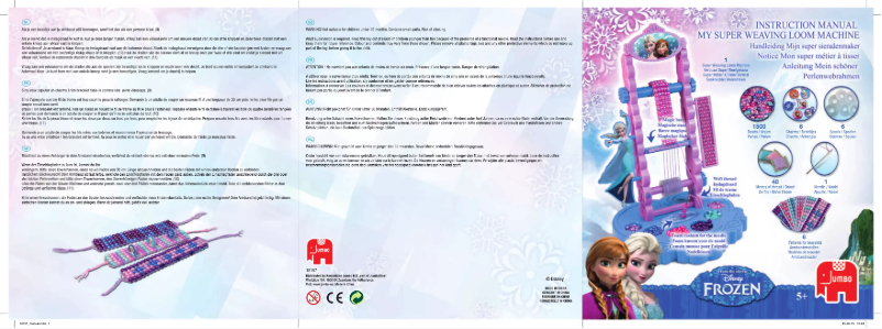 Image de la première page du manuel de l'appareil Frozen Weaving Machine