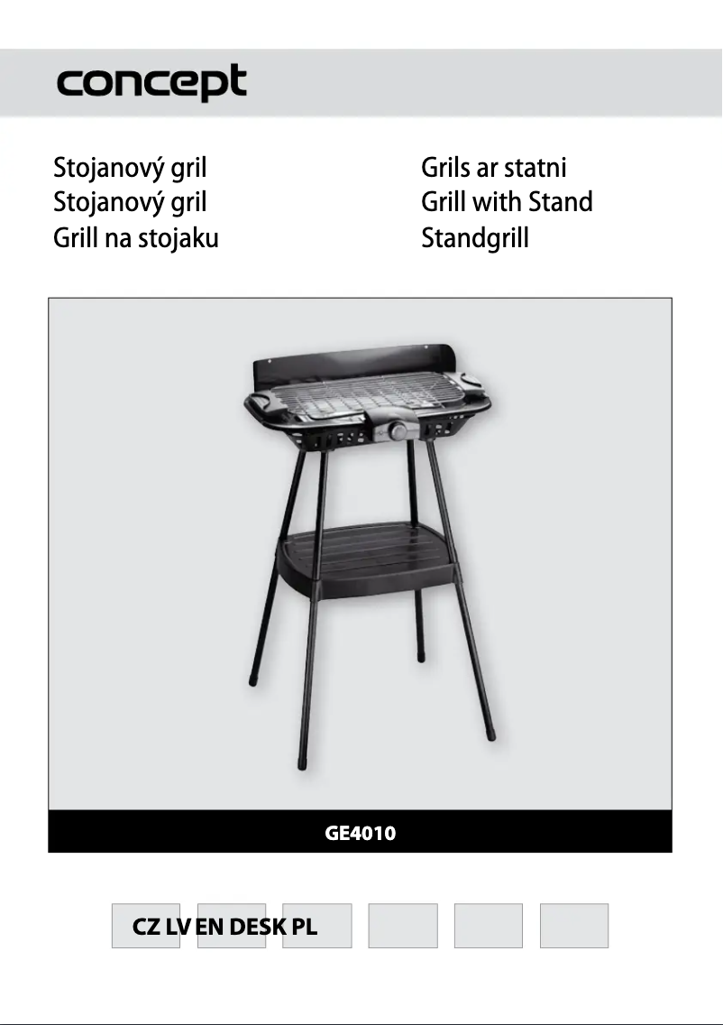 Image de la première page du manuel de l'appareil GE-4010