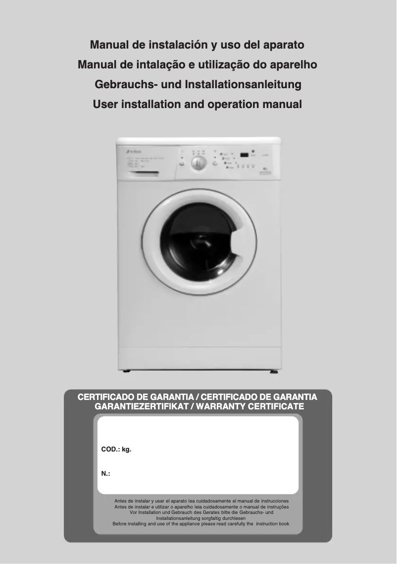 Page 1 de la notice Manuel utilisateur Edesa L-2086X