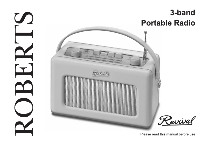 Page 1 de la notice Manuel utilisateur Roberts Revival 250