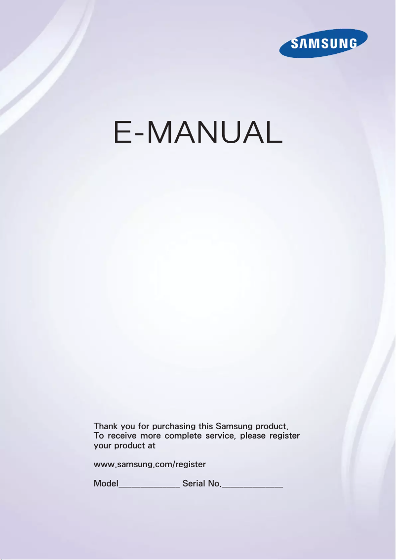 Image de la première page du manuel de l'appareil UA40F6400AM