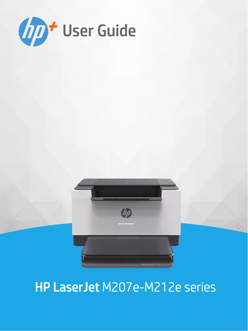 Page 1 de la notice Manuel utilisateur HP LaserJet M207e