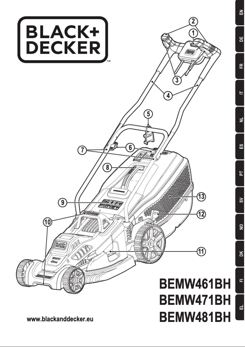 Página 1 del manual Manual de usuario Black & Decker BEMW471BH