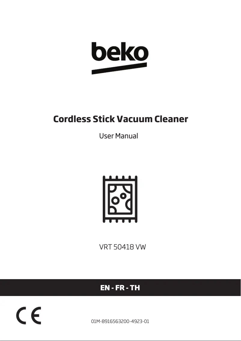 Page 1 de la notice Manuel utilisateur Beko VRT50418VW