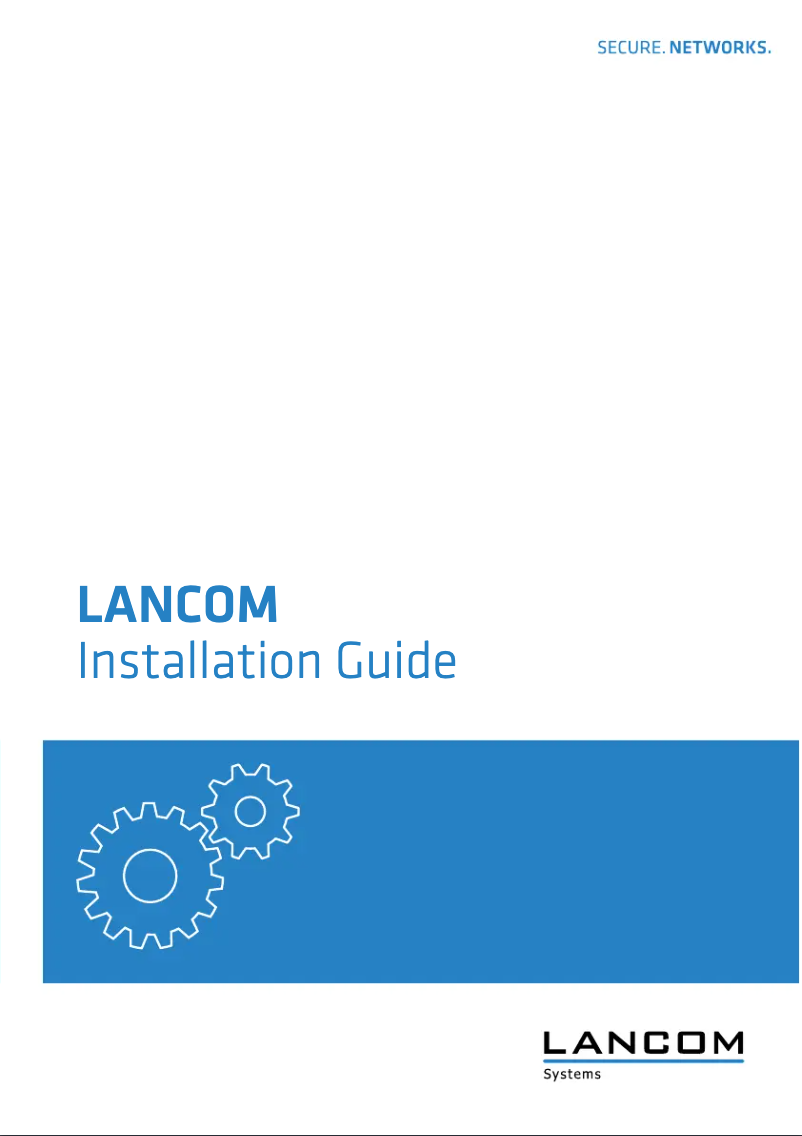 Page 1 de la notice Manuel utilisateur Lancom WLC-1000