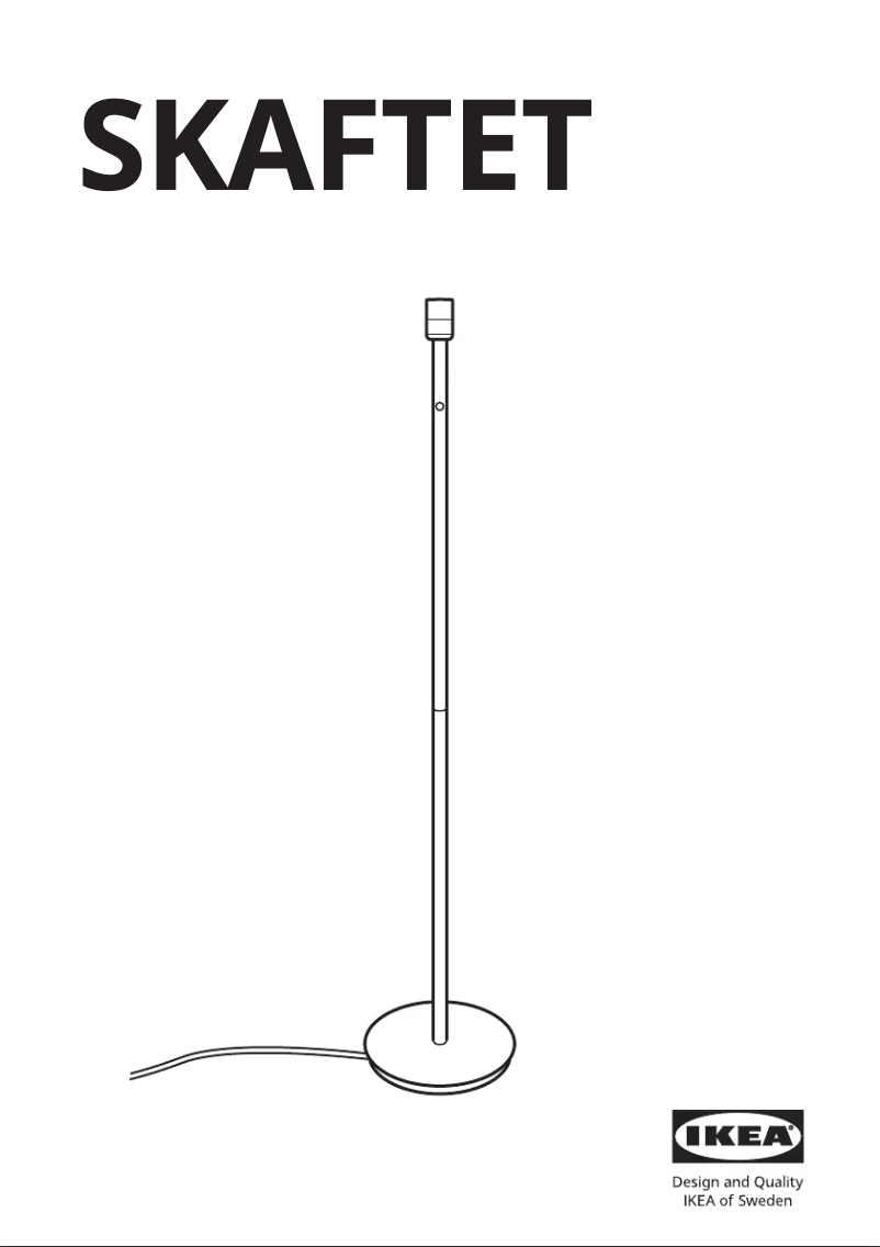 Image de la première page du manuel de l'appareil SKAFTET 604.055.35