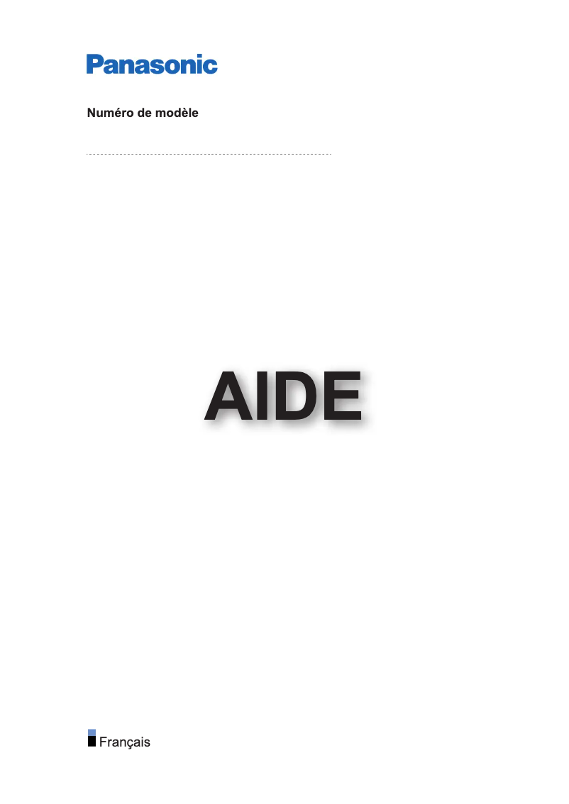 Page 1 de la notice Manuel utilisateur Panasonic TX-49GXW904