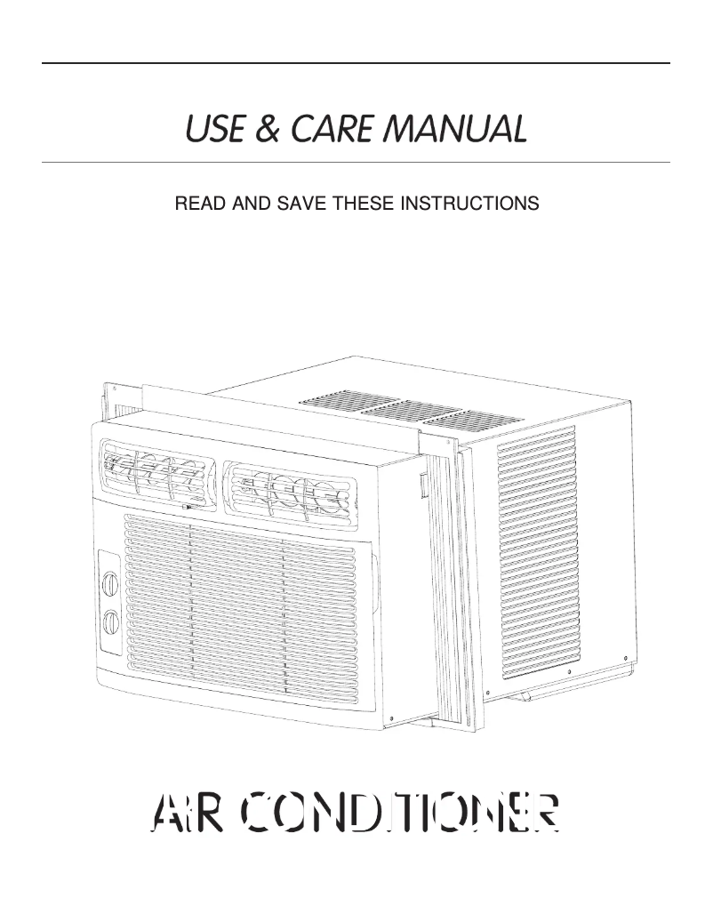 Image de la première page du manuel de l'appareil FAA052N7A