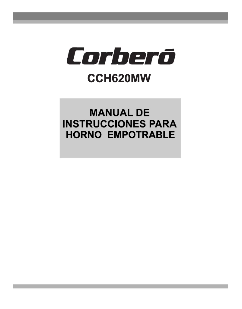 Page n°1 - Manuel utilisateur Corbero CCH 620 MW