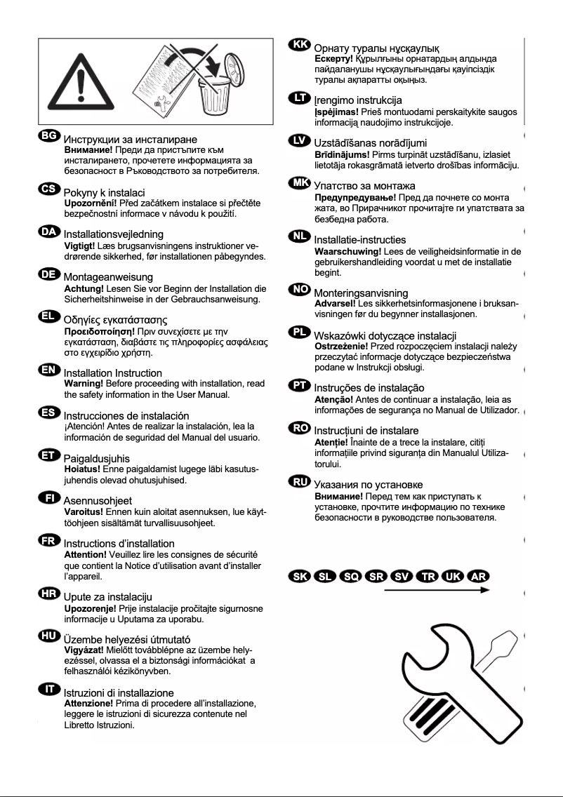 Image de la première page du manuel de l'appareil RTF01483W